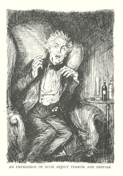 Kuvitus R. L. Stevensonin teokseen Tohtori Jekyllin ja herra Hyden outo tapaus (litografia). tekijältä Edmund Joseph (after) Sullivan
