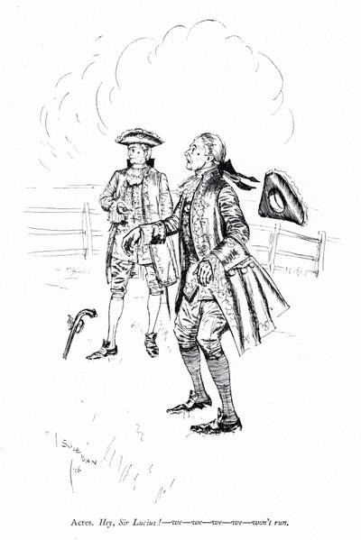 Kuvitus Sheridanin Kilpailijat (kaiverrus) tekijältä Edmund Joseph (after) Sullivan