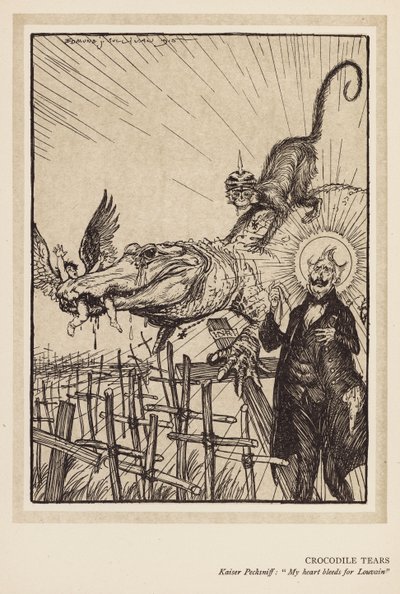 Keisarin seppele: Krokotiilin kyyneleet (litografia). tekijältä Edmund Joseph (after) Sullivan