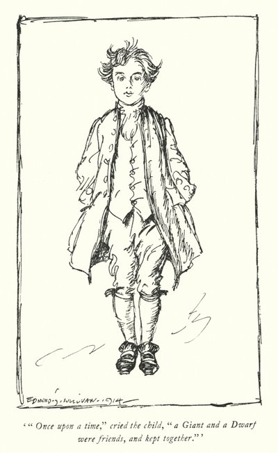 Kuvitus Oliver Goldsmithin teoksesta The Vicar of Wakefield (litho) tekijältä Edmund Joseph Sullivan
