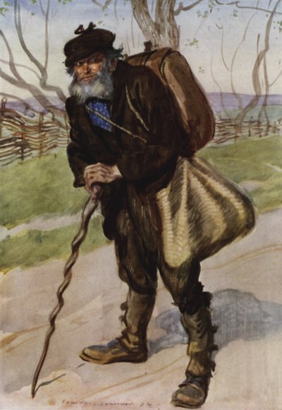 Kerran näin hänet seisomassa keskellä pölyistä tietä tekijältä Edmund Joseph Sullivan