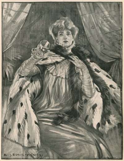 Sarah Bernhardt tekijältä Edmund Joseph Sullivan