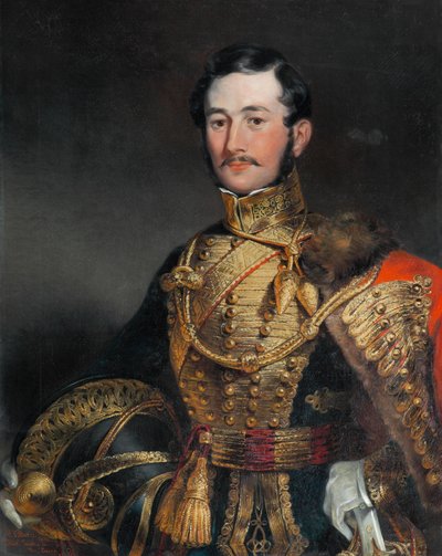 Kapteeni F Farquharson Eastburysta, Dorsetista, 7. hussarit, 1836 tekijältä Edmund Thomas Parris