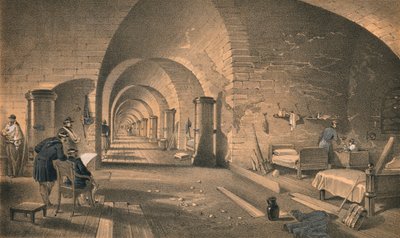 Fort Nicholasin sisustus, 1856 tekijältä Edmund Walker
