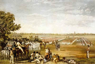 Sotilaallinen paraati Barbadoksella tekijältä Edmund Walker