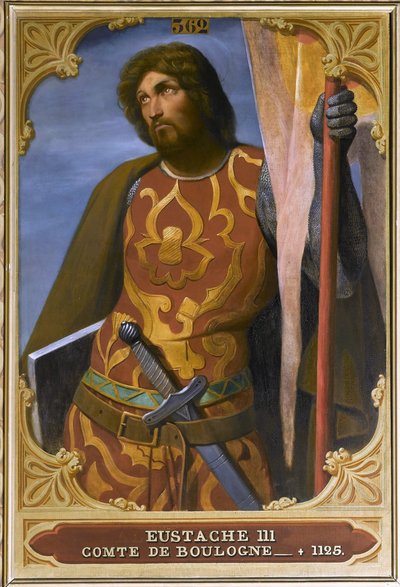 Eustace III, Boulognen kreivi, 1844. tekijältä Édouard Alexandre Odier