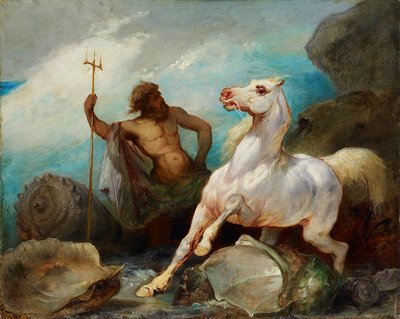Neptunus luo hevosen, noin 1845 tekijältä Édouard Alexandre Odier