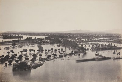 Avignonin tulva 1856 Avignon, 1856. tekijältä Édouard Baldus