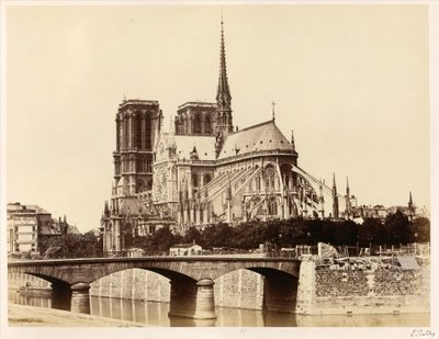 Notre-Dame (apsis) tekijältä Édouard Baldus