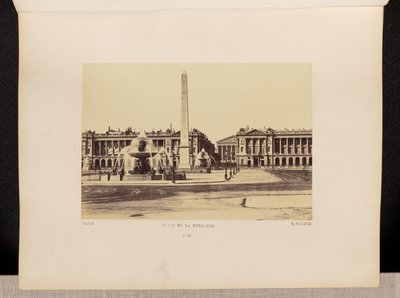 Place de la Concorde (nro 45) tekijältä Édouard Baldus