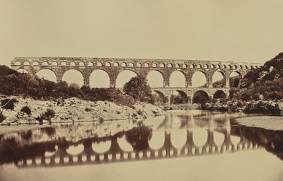 Pont du Gard tekijältä Édouard Baldus