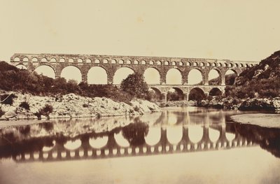 Pont du Gard tekijältä Édouard Baldus