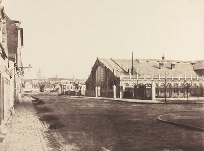 Boulognen rautatieaseman eteläpääty tekijältä Édouard Baldus