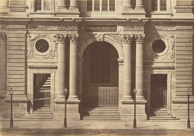 [Turgot-paviljongin pohjakerros, Louvre, Pariisi] tekijältä Édouard Baldus