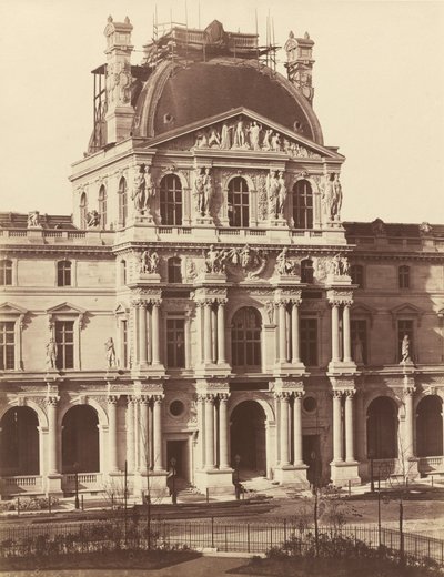 Näkymä Louvresta, 1855-1857. tekijältä Édouard Baldus