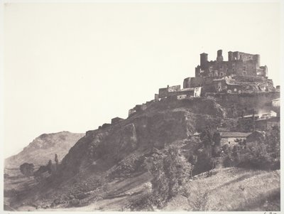 Chateau de Murol Auvergnen alueella tekijältä Edouard-Denis Baldus
