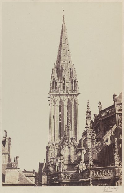 Saint-Pierren kirkko, Caen tekijältä Edouard-Denis Baldus
