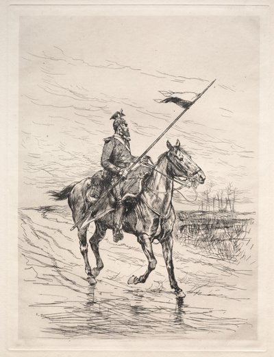 Uhlan. tekijältä Jean Baptiste Edouard Detaille