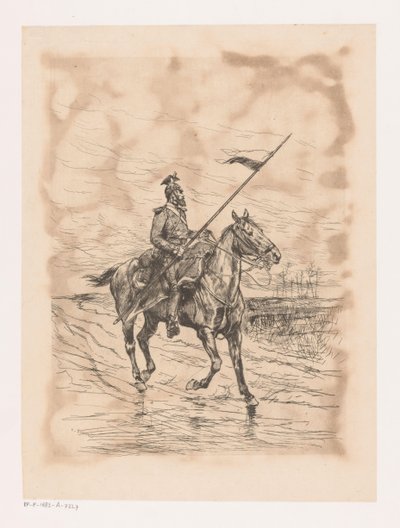 Ulaan myrskyisellä säällä tekijältä Edouard Detaille