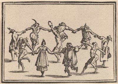 Tanssi tekijältä Edouard Eckman after Jacques Callot