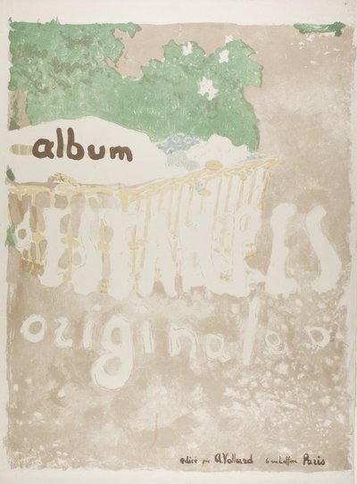 Painetun portfolion kansiprojekti tekijältä Édouard Jean Vuillard