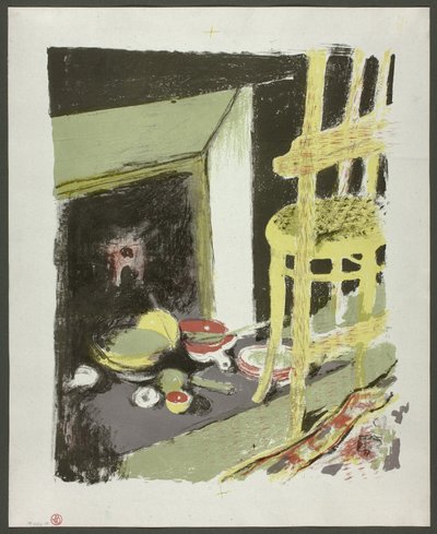 Tulisija, levy kahdeksan teoksesta Maisemat ja sisätilat. tekijältä Édouard Jean Vuillard