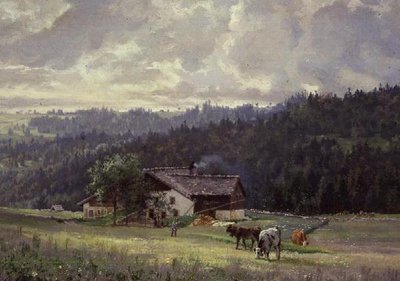 Chez Sandoz ja la Joux Perret tekijältä Edouard Jeanmarie