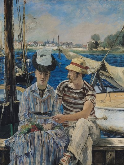 Argenteuil. 1874 tekijältä Édouard Manet