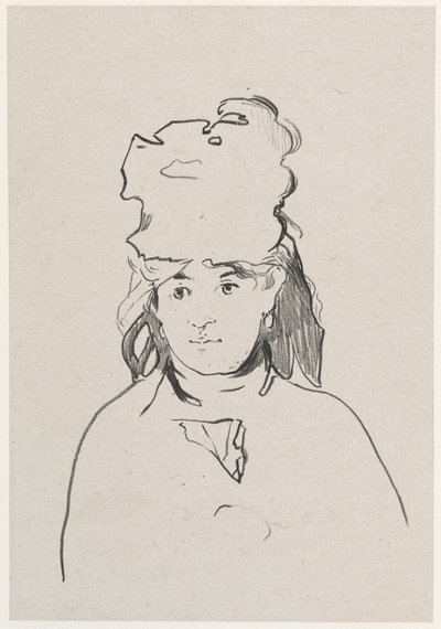 Berthe Morisot tekijältä Édouard Manet
