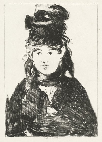 Berthe Morisot tekijältä Édouard Manet