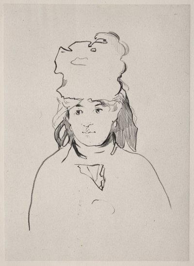 Berthe Morisot, 1872. tekijältä Édouard Manet