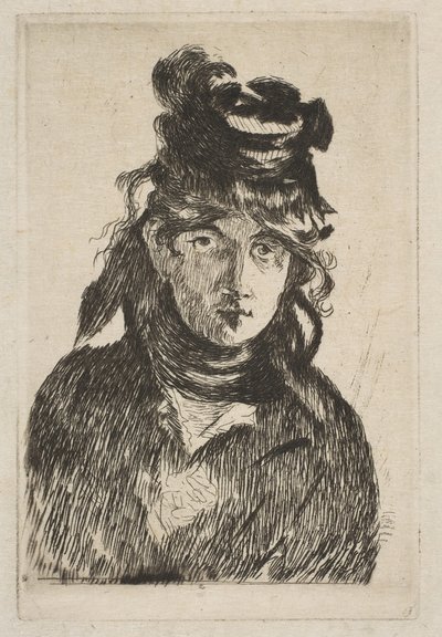 Berthe Morisot, 1872. tekijältä Édouard Manet