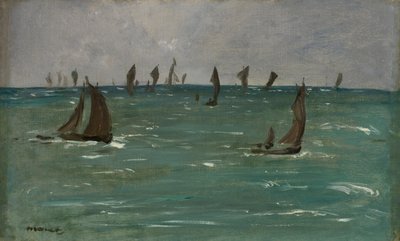 Veneitä Berck-sur-Merissä, 1873. tekijältä Édouard Manet