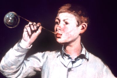 Poika puhaltaa kuplia, yksityiskohta, 1867 tekijältä Édouard Manet