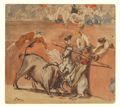 Härkätaistelu tekijältä Édouard Manet