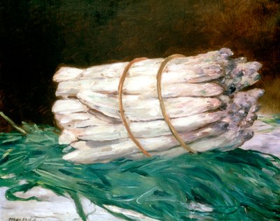 "Bundle of Asparagus", 1880 tekijältä Édouard Manet