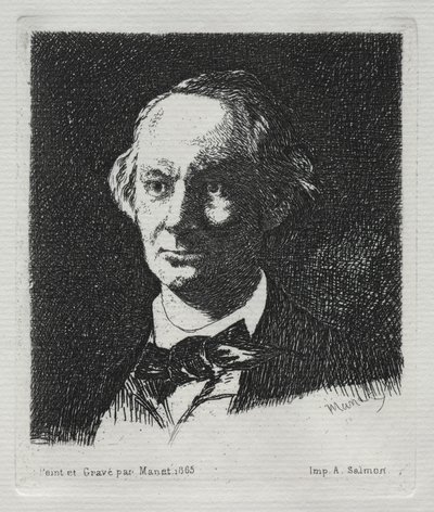Charles Baudelaire tekijältä Édouard Manet