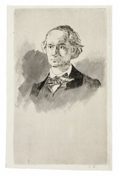 Charles Baudelaire, Full Face III tekijältä Édouard Manet