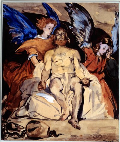 Kristus enkelien kanssa Edouard Manet