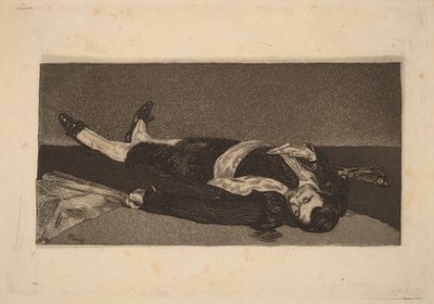 Kuollut härkätaistelija tekijältä Édouard Manet