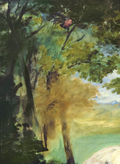 Lounas ruoholla, 1863 tekijältä Édouard Manet