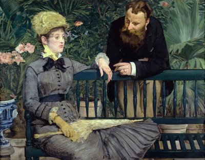 Kasvihuoneessa tekijältä Édouard Manet