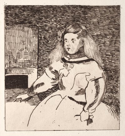 Infanta Margarita, Velázquezin mukaan tekijältä Édouard Manet