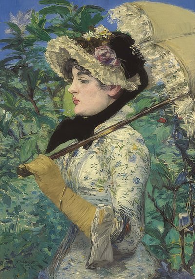 Jeanne (kevät). 1881 tekijältä Édouard Manet