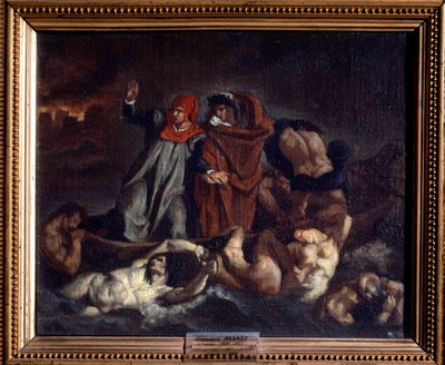 Danten vene tai Dante ja Vergilius alamaailmassa Edouard Manet