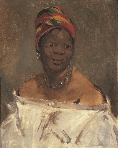 Negress, 1862-1863. tekijältä Édouard Manet