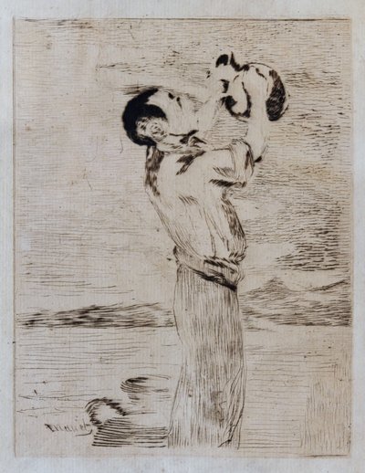 Vedenjuomari (etsaus ja kuivakärki) tekijältä Édouard Manet