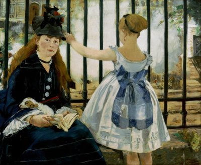 Le chemin de fer tekijältä Édouard Manet
