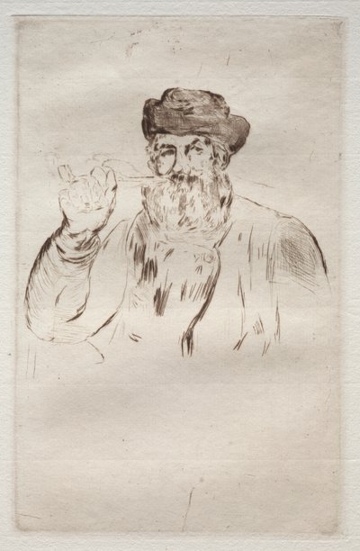 Tupakoitsija tekijältä Édouard Manet