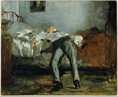 Itsemurha ... (öljy kankaalle) tekijältä Édouard Manet